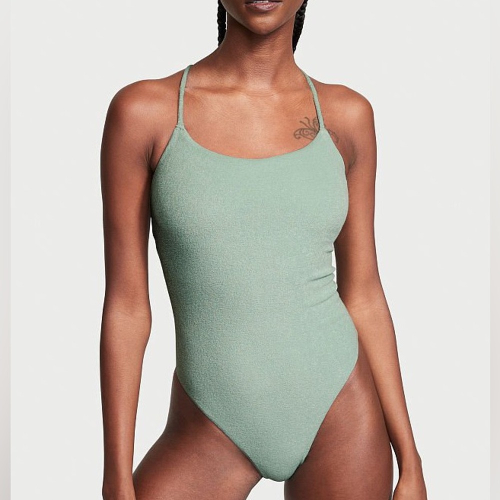 Victoria's Secret Green One Piece Swimsuit